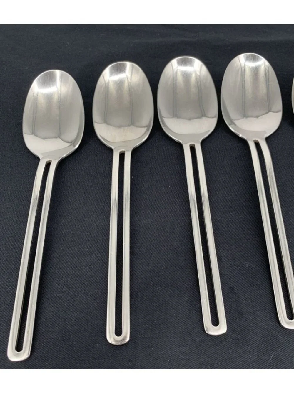Towle Nordic Oval Soup Spoons 18/10 Stainless Steel Flatware 7 1/2